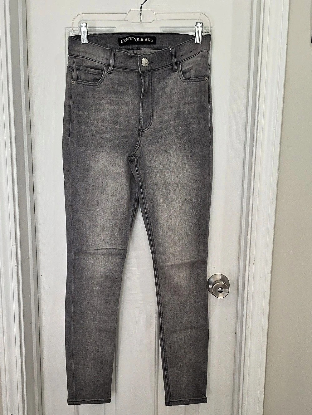 Express Jeans Leggings Skinny Jeans Gray Size 8